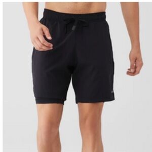 NWT-  ROW HOUSE core sweat Men’s athletic black shorts